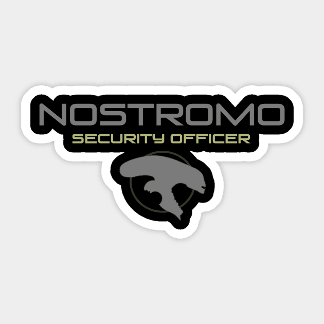 Nostromo Security Sticker by edameronhill